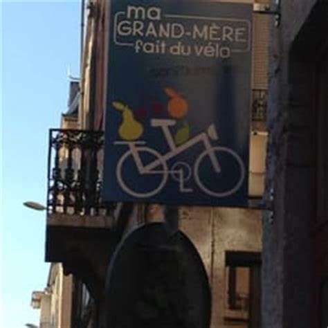 Ma Grand-mere fait du velo